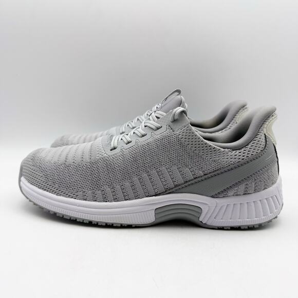 OrthoFeet Womens Kita Hands-Free Sneakers US 8 XW EU 38.5 Gray Athletic GUC - Picture 8 of 14